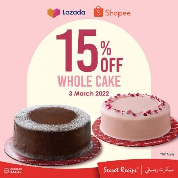 Secret-Recipe-3.3-Promotion-on-Lazada-Shopee-350x350 - Beverages Cake Food , Restaurant & Pub Johor Kedah Kelantan Kuala Lumpur Melaka Negeri Sembilan Online Store Pahang Penang Perak Perlis Promotions & Freebies Putrajaya Sabah Sarawak Selangor Terengganu 