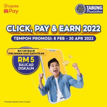 ShopeePay-PTPTN-RM5-Discount-Voucher-Promotion-350x350 - Johor Kedah Kelantan Kuala Lumpur Melaka Negeri Sembilan Others Pahang Penang Perak Perlis Promotions & Freebies Putrajaya Sabah Sarawak Selangor Terengganu 