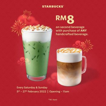 Starbucks-Weekend-Promo-350x350 - Beverages Food , Restaurant & Pub Johor Kedah Kelantan Kuala Lumpur Melaka Negeri Sembilan Pahang Penang Perak Perlis Promotions & Freebies Putrajaya Sabah Sarawak Selangor Terengganu 