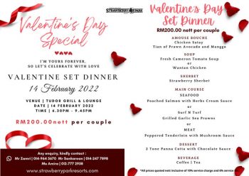 Strawberry-Park-Valentines-Day-Special-350x248 - Beverages Food , Restaurant & Pub Pahang Promotions & Freebies 