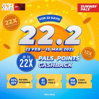 Sunway-Pals-Points-Cashback-Deal-350x350 - Johor Kedah Kelantan Kuala Lumpur Melaka Negeri Sembilan Others Pahang Penang Perak Perlis Promotions & Freebies Putrajaya Sabah Sarawak Selangor Terengganu 