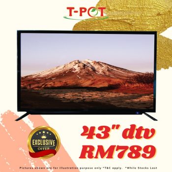 T-Pot-All-New-TV-Promotion-5-350x350 - Electronics & Computers Home Appliances Kitchen Appliances Promotions & Freebies Selangor 