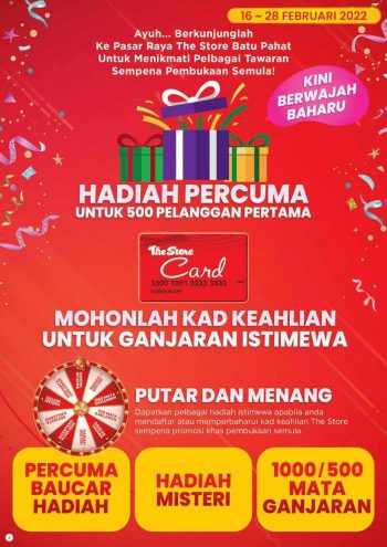 The-Store-Jalan-Zabedah-Batu-Pahat-Opening-Promotion-1-350x495 - Johor Kedah Kelantan Kuala Lumpur Melaka Negeri Sembilan Pahang Penang Perak Perlis Promotions & Freebies Putrajaya Sabah Sarawak Selangor Supermarket & Hypermarket Terengganu 
