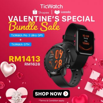 TicWatch-Valentines-Special-Bundle-Sale-350x350 - Fashion Accessories Fashion Lifestyle & Department Store Johor Kedah Kelantan Kuala Lumpur Malaysia Sales Melaka Negeri Sembilan Online Store Pahang Penang Perak Perlis Putrajaya Sabah Sarawak Selangor Terengganu Watches 