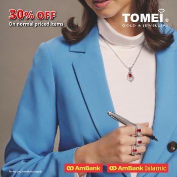 Tomei-30-off-Promo-with-Ambank-350x350 - AmBank Bank & Finance Gifts , Souvenir & Jewellery Jewels Johor Kedah Kelantan Kuala Lumpur Melaka Negeri Sembilan Pahang Penang Perak Perlis Promotions & Freebies Putrajaya Sabah Sarawak Selangor Terengganu 