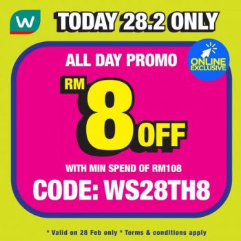 Watsons-28.2-Promotion-3-350x350 - Beauty & Health Health Supplements Johor Kedah Kelantan Kuala Lumpur Melaka Negeri Sembilan Online Store Pahang Penang Perak Perlis Personal Care Promotions & Freebies Putrajaya Sabah Sarawak Selangor Terengganu 