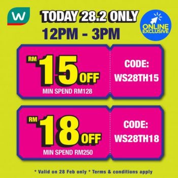 Watsons-28.2-Promotion-4-350x350 - Beauty & Health Health Supplements Johor Kedah Kelantan Kuala Lumpur Melaka Negeri Sembilan Online Store Pahang Penang Perak Perlis Personal Care Promotions & Freebies Putrajaya Sabah Sarawak Selangor Terengganu 