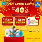 18-21 Feb 2022: Watsons Online Johnson & Johnson CNY After Party Sale