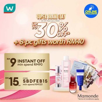 Watsons-Online-Mamonde-Super-Brand-Sale-350x350 - Beauty & Health Johor Kedah Kelantan Kuala Lumpur Malaysia Sales Melaka Negeri Sembilan Online Store Pahang Penang Perak Perlis Personal Care Putrajaya Sabah Sarawak Selangor Skincare Terengganu 