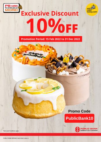 eatcaketoday.com-10-off-Promo-with-Public-Bank-350x488 - Bank & Finance Beverages Cake Food , Restaurant & Pub Johor Kedah Kelantan Kuala Lumpur Melaka Negeri Sembilan Pahang Penang Perak Perlis Promotions & Freebies Public Bank Putrajaya Sabah Sarawak Selangor Terengganu 