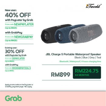 iTworld-Grab-PayLater-Promo-5-350x350 - Audio System & Visual System Computer Accessories Electronics & Computers IT Gadgets Accessories Johor Kedah Kelantan Kuala Lumpur Melaka Negeri Sembilan Pahang Penang Perak Perlis Promotions & Freebies Putrajaya Sabah Sarawak Selangor Terengganu 