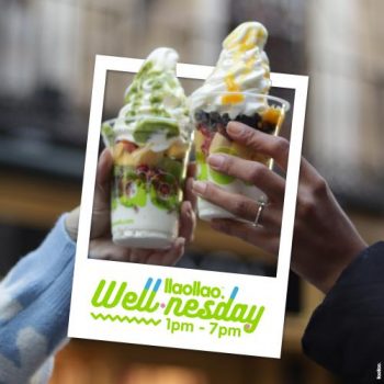 laollao-Wednesday-Wellnesday-Promotion-350x350 - Beverages Food , Restaurant & Pub Ice Cream Johor Kedah Kelantan Kuala Lumpur Melaka Negeri Sembilan Pahang Penang Perak Perlis Promotions & Freebies Putrajaya Sabah Sarawak Selangor Terengganu 