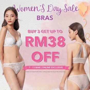 6IXTY8IGHT-Womens-Day-Sale-Bras-350x350 - Fashion Accessories Fashion Lifestyle & Department Store Johor Kedah Kelantan Kuala Lumpur Lingerie Malaysia Sales Melaka Negeri Sembilan Online Store Pahang Penang Perak Perlis Putrajaya Sabah Sarawak Selangor Terengganu Underwear 