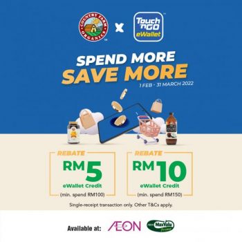 AEON-AEON-MaxValue-Country-Farm-Organics-Promo-with-Touch-n-Go-350x350 - Johor Kedah Kelantan Kuala Lumpur Melaka Negeri Sembilan Pahang Penang Perak Perlis Promotions & Freebies Putrajaya Sabah Sarawak Selangor Supermarket & Hypermarket Terengganu 
