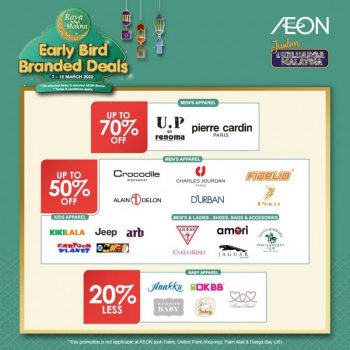 AEON-Hari-Raya-Early-Bird-Branded-Deals-Promotion-350x350 - Johor Kedah Kelantan Kuala Lumpur Melaka Negeri Sembilan Pahang Penang Perak Perlis Promotions & Freebies Putrajaya Sabah Sarawak Selangor Supermarket & Hypermarket Terengganu 