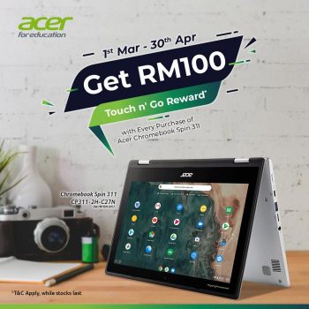 Acer-Chromebook-Spin-311-Promotion-350x350 - Electronics & Computers IT Gadgets Accessories Johor Kedah Kelantan Kuala Lumpur Laptop Melaka Negeri Sembilan Online Store Pahang Penang Perak Perlis Promotions & Freebies Putrajaya Sabah Sarawak Selangor Terengganu 