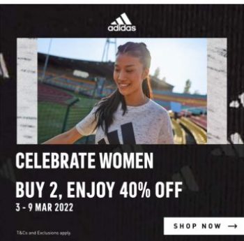 Adidas-International-Womens-Day-Sale-350x345 - Apparels Fashion Accessories Fashion Lifestyle & Department Store Johor Kedah Kelantan Kuala Lumpur Malaysia Sales Melaka Negeri Sembilan Pahang Penang Perak Perlis Putrajaya Sabah Sarawak Selangor Terengganu 