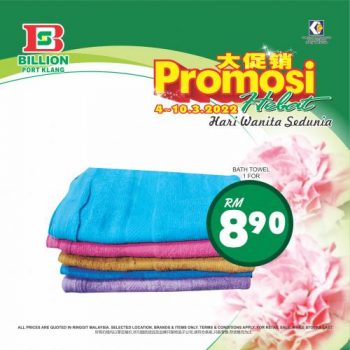 BILLION-International-Womens-Day-Promotion-at-Port-Klang-16-350x350 - Promotions & Freebies Selangor Supermarket & Hypermarket 
