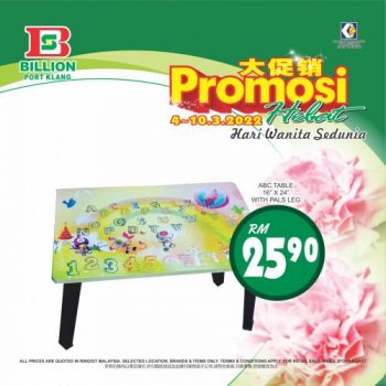 BILLION-International-Womens-Day-Promotion-at-Port-Klang-21-350x350 - Promotions & Freebies Selangor Supermarket & Hypermarket 