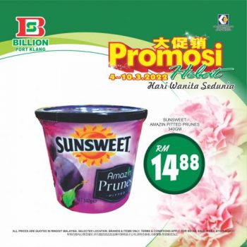 BILLION-International-Womens-Day-Promotion-at-Port-Klang-5-350x350 - Promotions & Freebies Selangor Supermarket & Hypermarket 