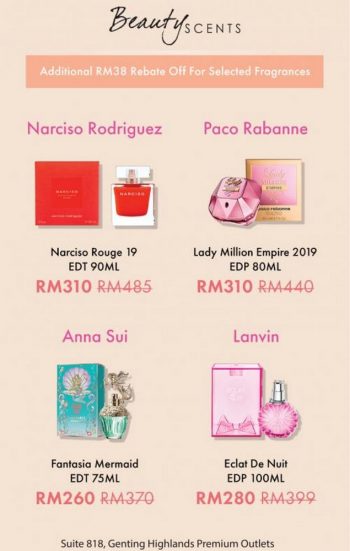 Beauty-Scents-Special-Sale-at-Genting-Highlands-Premium-Outlets-350x551 - Beauty & Health Fragrances Malaysia Sales Pahang Personal Care 