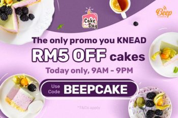 Beep-Cake-Day-Promo-350x233 - Beverages Cake Food , Restaurant & Pub Johor Kedah Kelantan Kuala Lumpur Melaka Negeri Sembilan Online Store Pahang Penang Perak Perlis Promotions & Freebies Putrajaya Sabah Sarawak Selangor Terengganu 