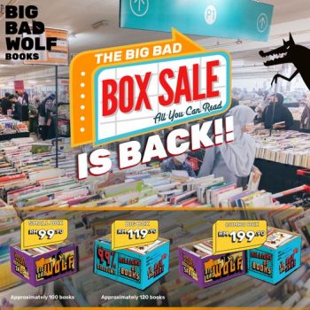 Big-Bad-Wolf-Books-Box-Sale-1-350x350 - Books & Magazines Johor Malaysia Sales Stationery 