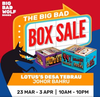 Big-Bad-Wolf-Books-Box-Sale-350x340 - Books & Magazines Johor Stationery Warehouse Sale & Clearance in Malaysia 