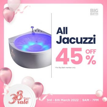Big-Bath-3.8-Womens-Day-Sale-1-350x350 3-6 Mar 2022: Big Bath 3.8 Women's Day Sale