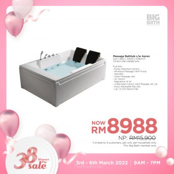 Big-Bath-3.8-Womens-Day-Sale-16-350x350 3-6 Mar 2022: Big Bath 3.8 Women's Day Sale