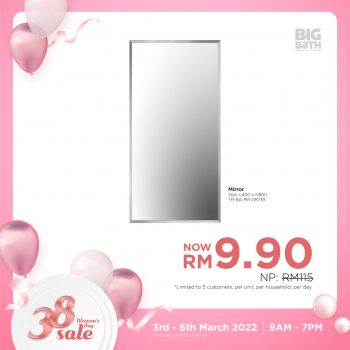 Big-Bath-3.8-Womens-Day-Sale-3-350x350 3-6 Mar 2022: Big Bath 3.8 Women's Day Sale
