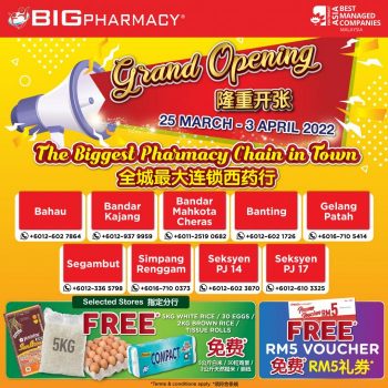 Big-Pharmacy-9-Stores-Opening-Promotion-350x350 - Beauty & Health Health Supplements Johor Negeri Sembilan Personal Care Selangor 