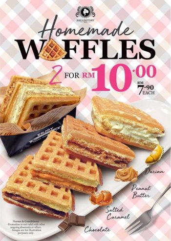 BreadStory-Homemade-Waffles-Promo-350x494 - Beverages Food , Restaurant & Pub Kuala Lumpur Promotions & Freebies Selangor 