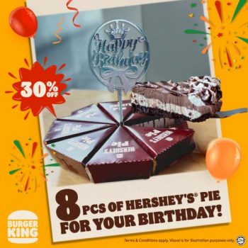 Burger-King-Birthday-Hersheys-Pie-Promotion-350x350 - Beverages Food , Restaurant & Pub Johor Kedah Kelantan Kuala Lumpur Melaka Negeri Sembilan Pahang Penang Perak Perlis Promotions & Freebies Putrajaya Sabah Sarawak Selangor Terengganu 