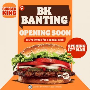 Burger-King-Opening-Promotion-at-Banting-350x350 - Beverages Burger Food , Restaurant & Pub Promotions & Freebies Selangor 