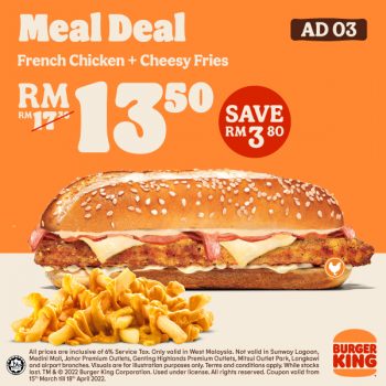 Burger-King-Special-Deal-2-350x350 - Beverages Food , Restaurant & Pub Johor Kedah Kelantan Kuala Lumpur Melaka Negeri Sembilan Pahang Penang Perak Perlis Promotions & Freebies Putrajaya Sabah Sarawak Selangor Terengganu 