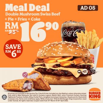 Burger-King-Special-Deal-4-350x350 - Beverages Food , Restaurant & Pub Johor Kedah Kelantan Kuala Lumpur Melaka Negeri Sembilan Pahang Penang Perak Perlis Promotions & Freebies Putrajaya Sabah Sarawak Selangor Terengganu 