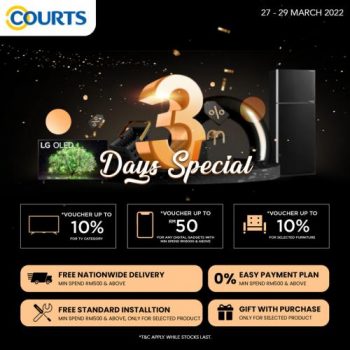 COURTS-3-Days-Promotion-350x350 - Electronics & Computers Furniture Home & Garden & Tools Home Appliances Home Decor Johor Kedah Kelantan Kitchen Appliances Kuala Lumpur Melaka Negeri Sembilan Online Store Pahang Penang Perak Perlis Promotions & Freebies Putrajaya Sabah Sarawak Selangor Terengganu 