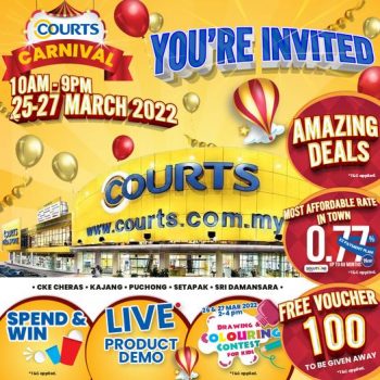 COURTS-Carnival-Deal-350x350 - Electronics & Computers Events & Fairs Home Appliances Kitchen Appliances Kuala Lumpur Selangor 