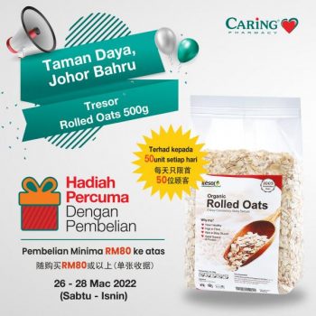 Caring-Pharmacy-Opening-Promotion-at-Taman-Daya-JB-1-350x350 - Beauty & Health Health Supplements Johor Personal Care Promotions & Freebies 