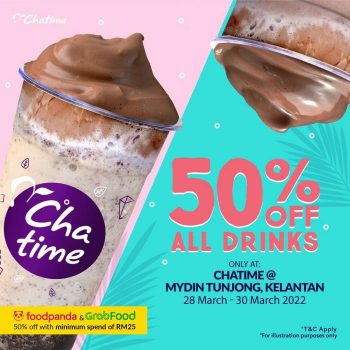 Chatime-Opening-Promotion-at-Mydin-Tunjong-350x350 - Beverages Food , Restaurant & Pub Kelantan Promotions & Freebies 