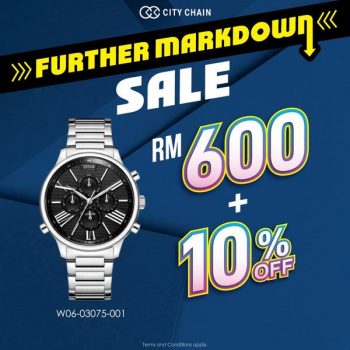 City-Chain-Further-Markdown-Sale-1-350x350 - Fashion Accessories Fashion Lifestyle & Department Store Johor Kedah Kelantan Kuala Lumpur Malaysia Sales Melaka Negeri Sembilan Pahang Penang Perak Perlis Putrajaya Sabah Sarawak Selangor Terengganu Watches 