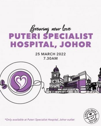 Coffee-Bean-Opening-Promotion-at-Puteri-Specialist-Hospital-350x437 - Beverages Food , Restaurant & Pub Johor Promotions & Freebies 