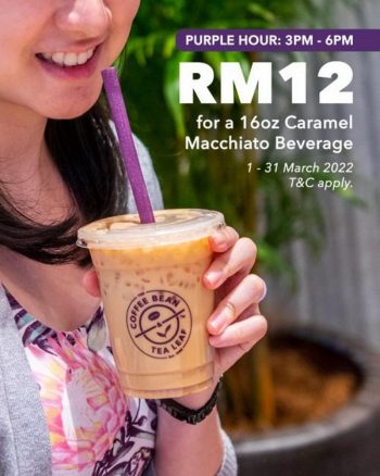 Coffee-Bean-Purple-Hour-Promotion-350x438 - Beverages Food , Restaurant & Pub Johor Kedah Kelantan Kuala Lumpur Melaka Negeri Sembilan Pahang Penang Perak Perlis Promotions & Freebies Putrajaya Selangor Terengganu 