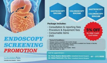 Columbia-Asia-Hospital-Tebrau-Endoscopy-Screening-Promo-with-HSBC-350x206 - Bank & Finance HSBC Bank Johor Others Promotions & Freebies 