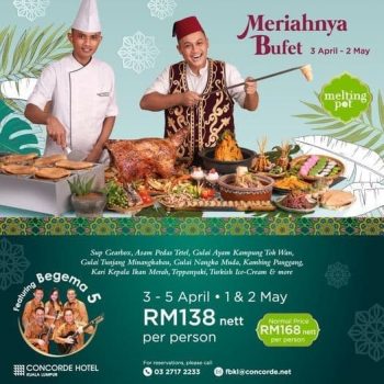 Concorde-Hotel-Meriahnya-Buffet-Dinner-Deal-350x350 - Beverages Food , Restaurant & Pub Hotels Kuala Lumpur Promotions & Freebies Selangor Sports,Leisure & Travel 