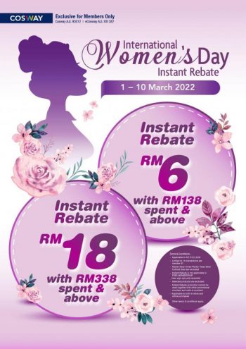 Cosway-International-Womens-Day-Promotion-350x495 - Beauty & Health Health Supplements Johor Kedah Kelantan Kuala Lumpur Melaka Negeri Sembilan Pahang Penang Perak Perlis Personal Care Promotions & Freebies Putrajaya Sabah Sarawak Selangor Terengganu 