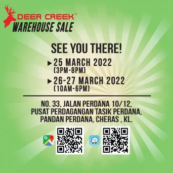 Deer-Creek-Warehouse-Sale-2-350x350 - Kuala Lumpur Outdoor Sports Selangor Sports,Leisure & Travel Warehouse Sale & Clearance in Malaysia 