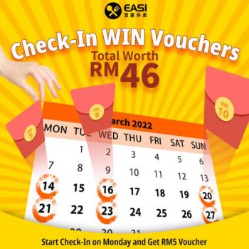 EASI-Check-In-Win-Vouchers-Promotion-350x350 - Beverages Food , Restaurant & Pub Johor Kedah Kelantan Kuala Lumpur Melaka Negeri Sembilan Pahang Penang Perak Perlis Promotions & Freebies Putrajaya Sabah Sarawak Selangor Terengganu 