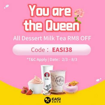 EASI-International-Womens-Day-Promo-350x350 - Beverages Food , Restaurant & Pub Johor Kedah Kelantan Kuala Lumpur Melaka Negeri Sembilan Pahang Penang Perak Perlis Promotions & Freebies Putrajaya Sabah Sarawak Selangor Terengganu 